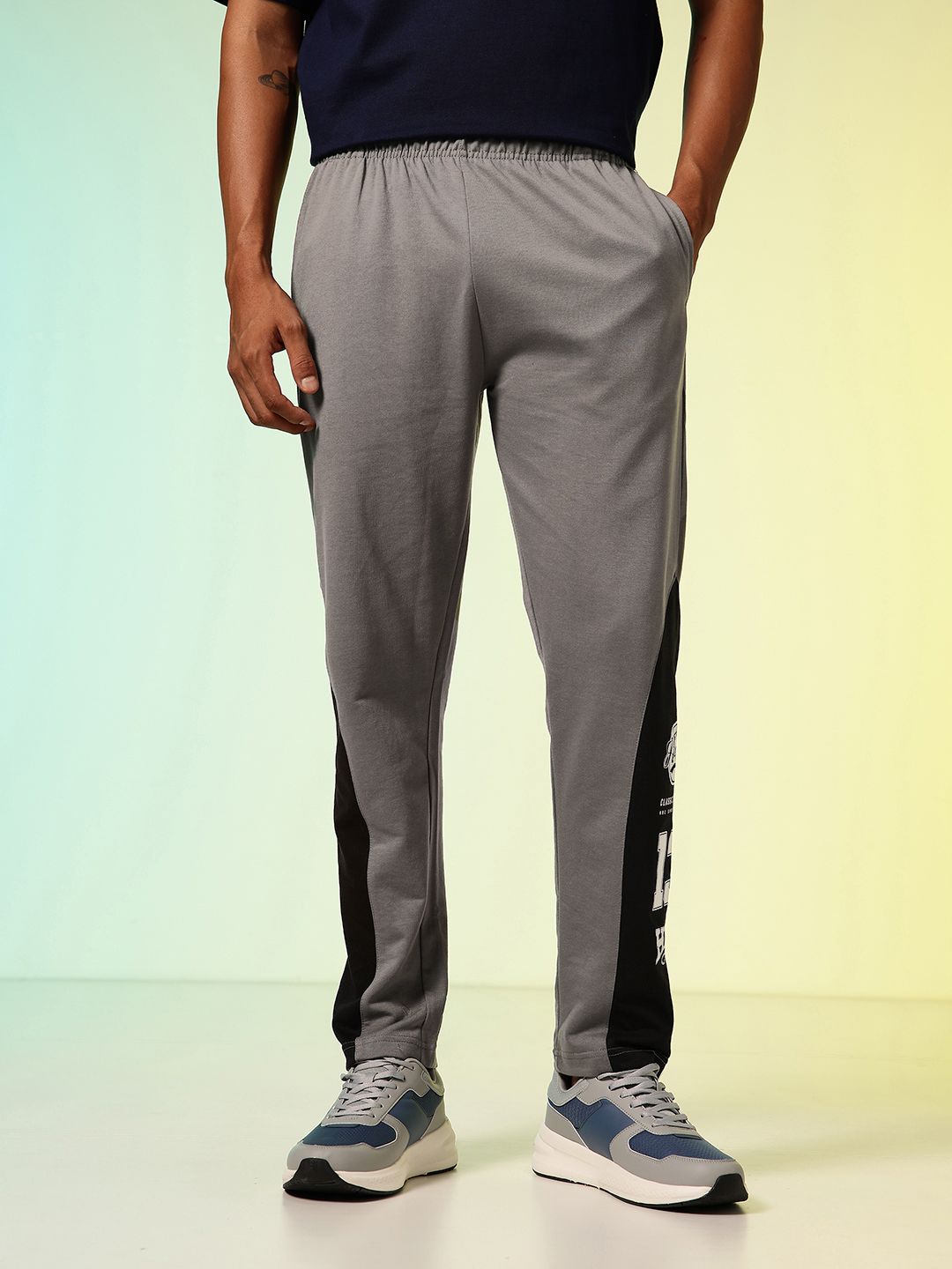 HRX by Hrithik Roshan Men OG Troupe Story Colourblocked Lifestyle Track Pants