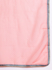 Anouk Printed Thread Work Kurta with Palazzos &  Dupatta