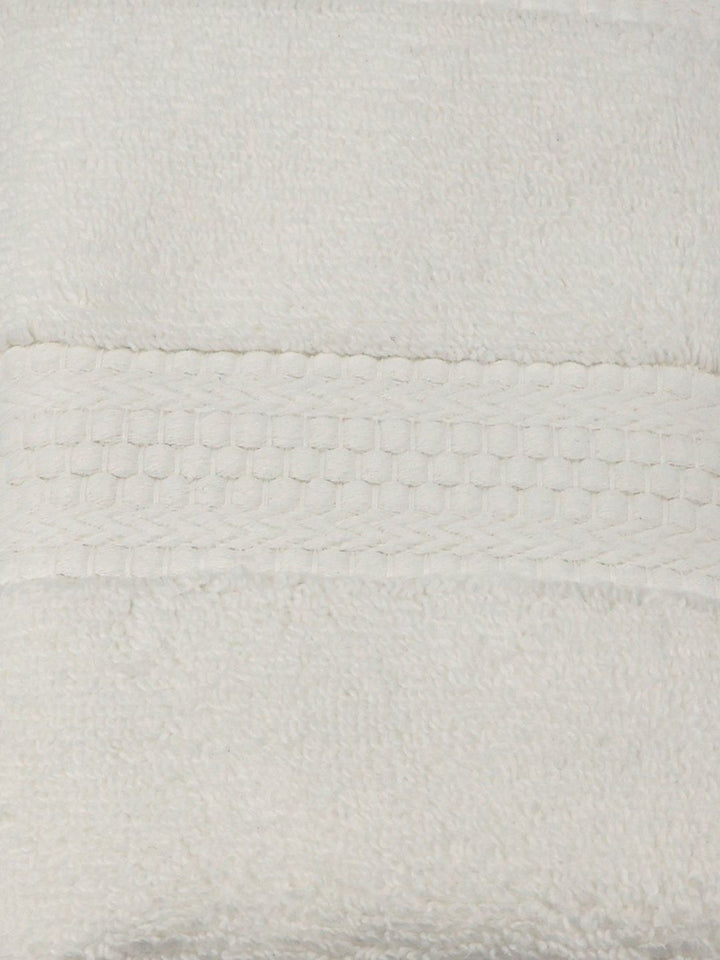 BOMBAY DYEING White 2 Pieces Pure Cotton 650 GSM Hand Towels