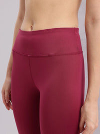 HRX by Hrithik Roshan Women Mid-Rise Typography Print Rapid-Dry Training Tights