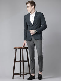 Park Avenue Single-Breasted Slim Fit Formal Blazer