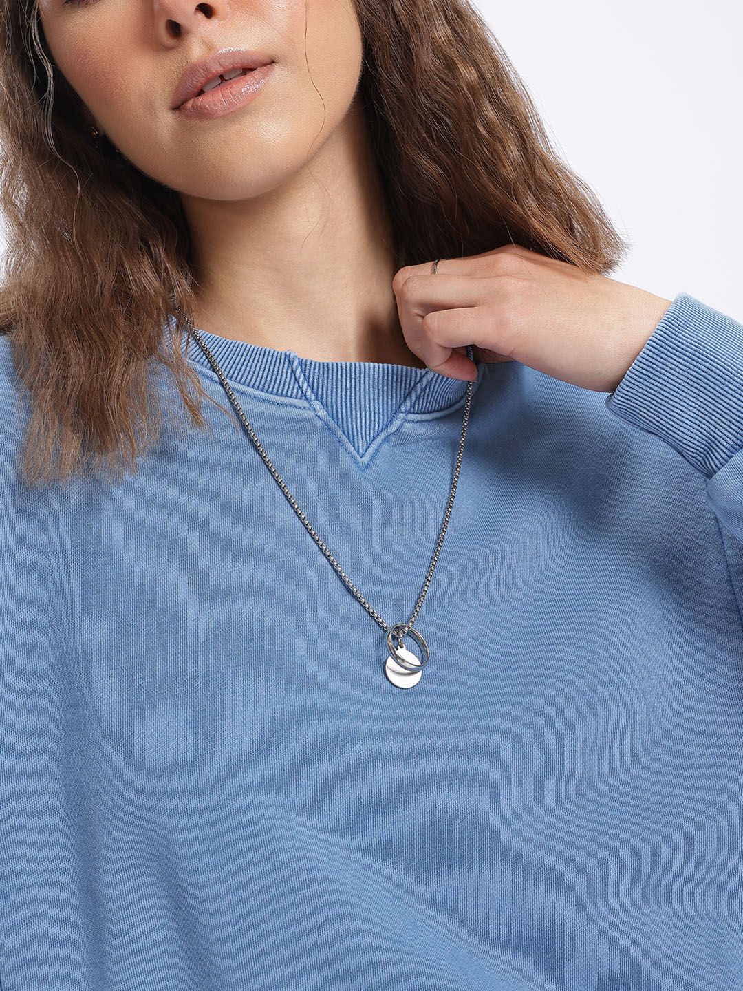 DressBerry Casual Constructs Drop-Shoulder Sweatshirt