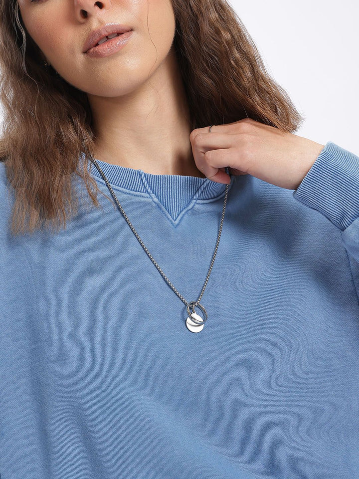 DressBerry Casual Constructs Drop-Shoulder Sweatshirt