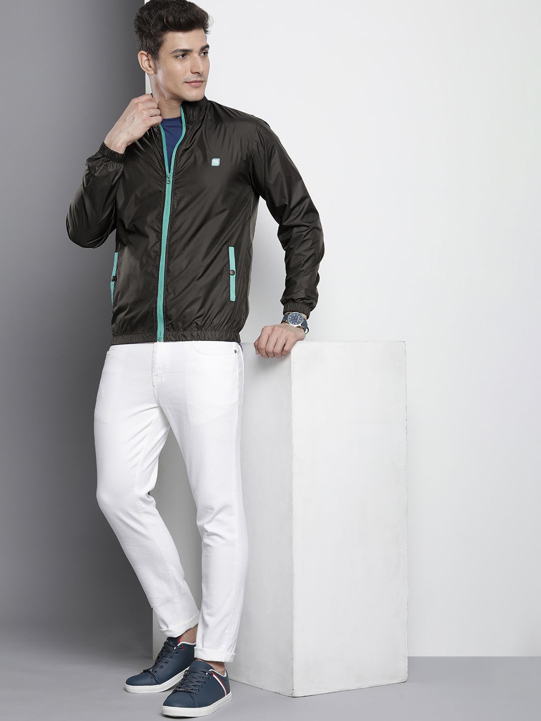 The Indian Garage Co Men Windcheater Sporty Jacket