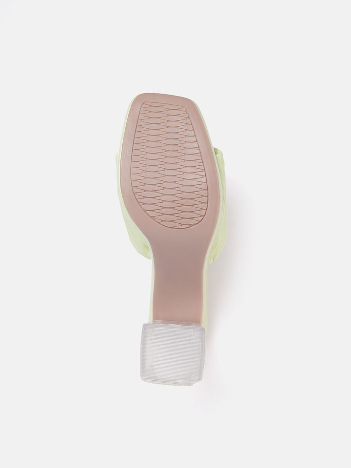 DressBerry Women Textured Straps Block Heels