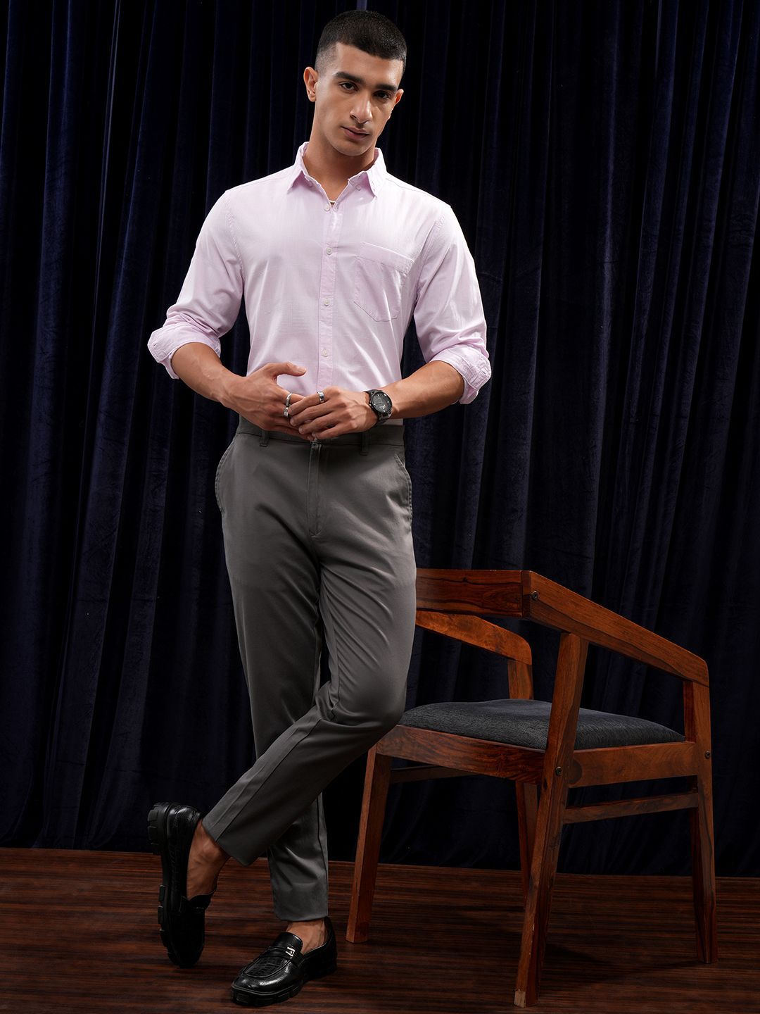 HIGHLANDER Premium Satin Chino Trousers