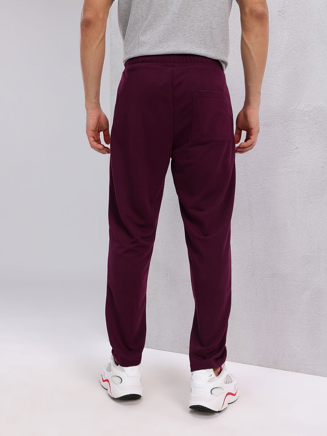 HRX by Hrithik Roshan Men Typography Printed Detail Mid-Rise Lifestyle Track Pants