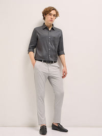 THE BEAR HOUSE Men Tailored Fit Cotton Formal Shirt