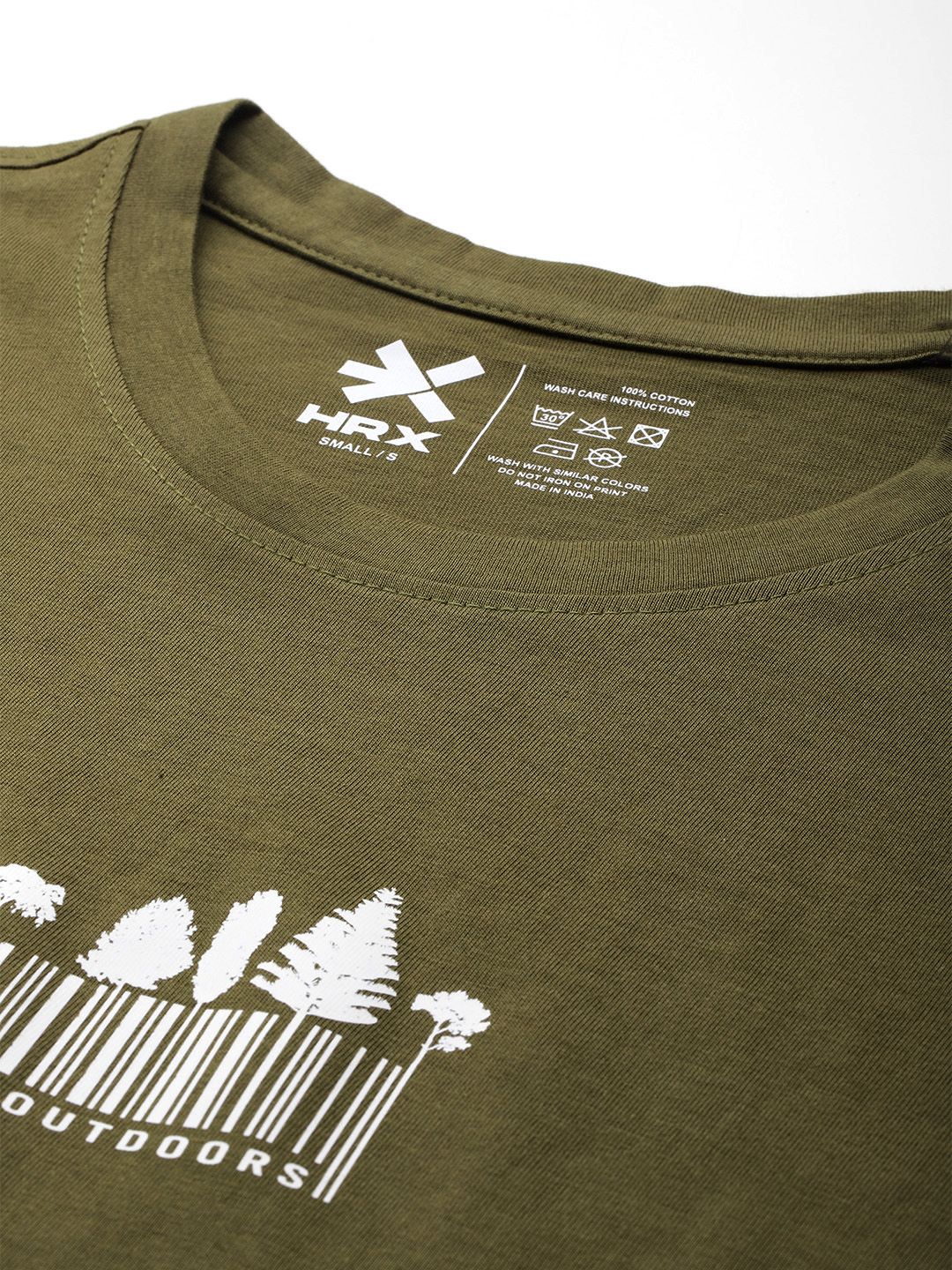 HRX by Hrithik Roshan Printed Outdoor Pure Cotton T-shirt