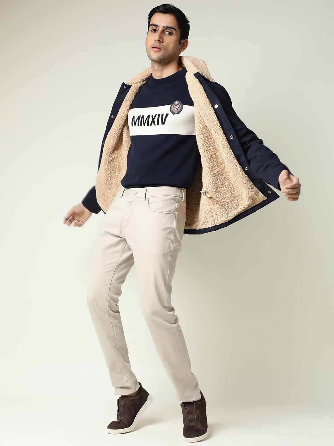RARE RABBIT Men Since Slim Fit Typography Printed Sweatshirt