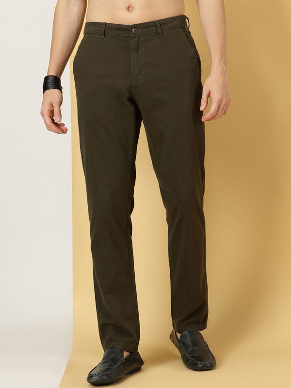 Thomas Scott Men Smart Slim Fit Cotton Chino Trouser