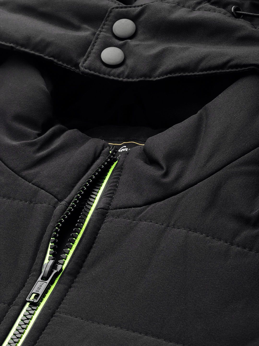 The Indian Garage Co Men Zip-Front Bomber Jacket with Detachable Hood