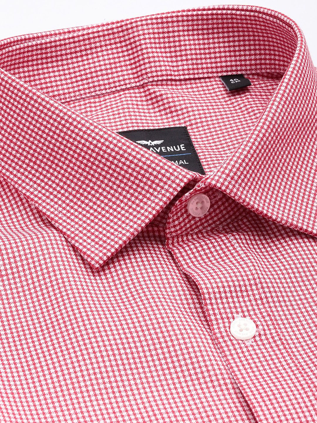 Park Avenue Slim Fit Micro Checked Formal Shirt