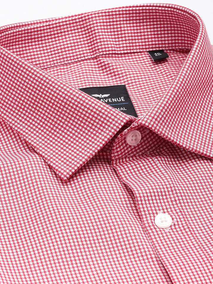 Park Avenue Slim Fit Micro Checked Formal Shirt