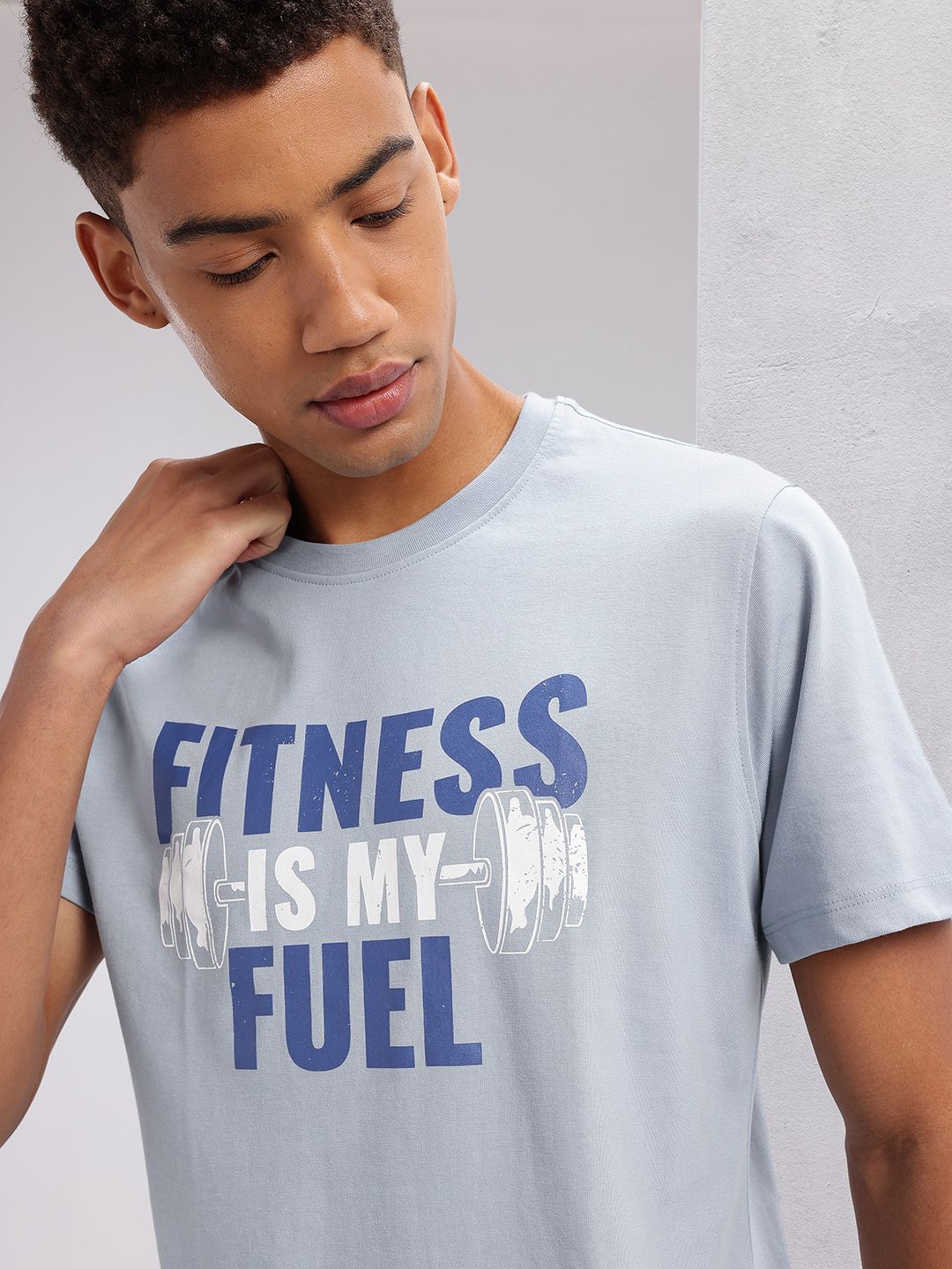 HRX by Hrithik Roshan Typography Printed Training T-shirt