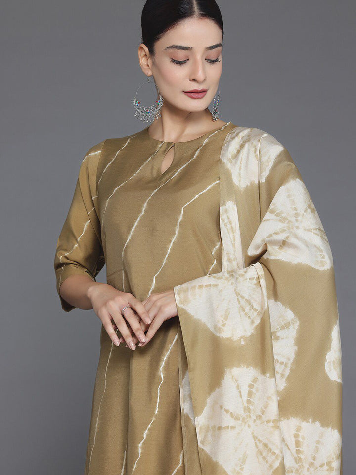 Libas Printed Regular Kurta with Palazzos & With Dupatta