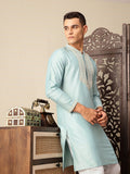 Rumah Motif Etnik Pataudi bersulam Jashn Kurta