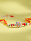 Voylla Enameled Designer Beaded Thread Rakhi