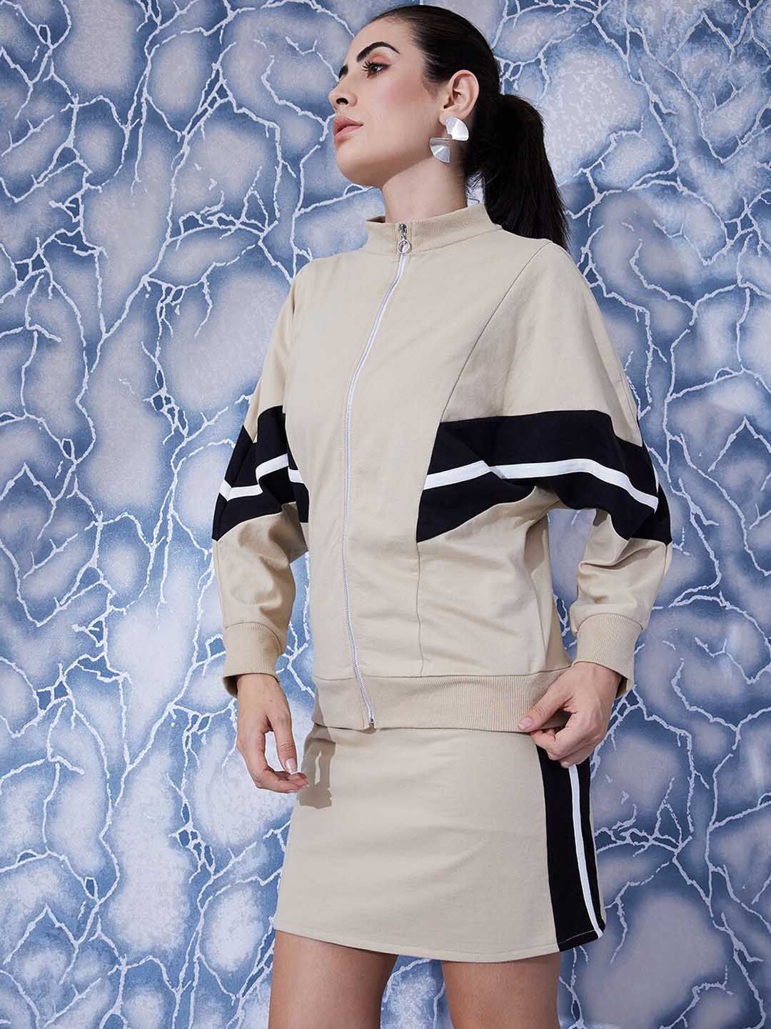 Athena High Neck Sweatshirt & Skirt