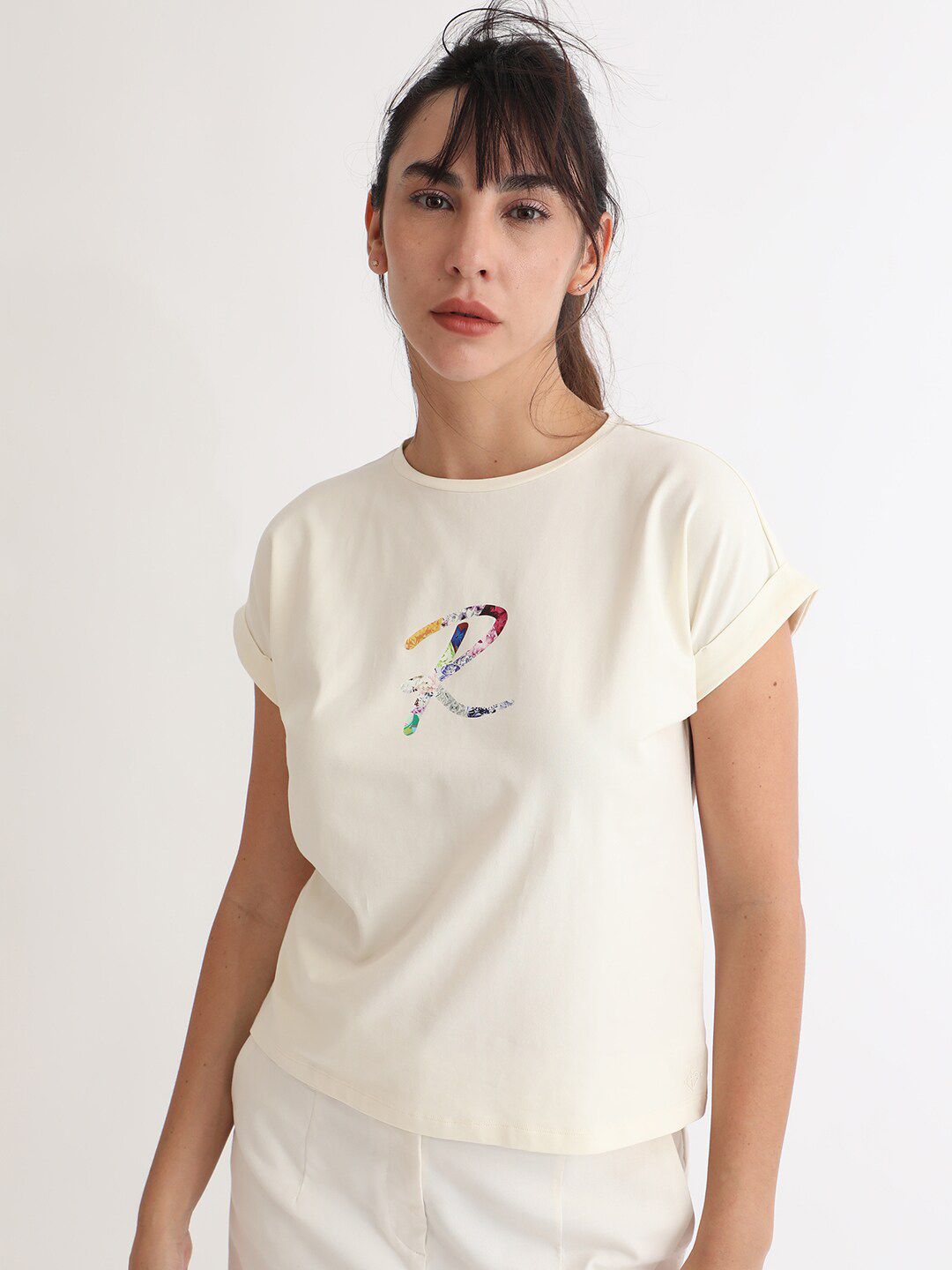 RAREISM Drop Shoulder Relaxed Graphic T-Shirt