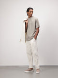 ether Zen Typography Print Drop-Shoulder Sleeves Pure Cotton T-shirt