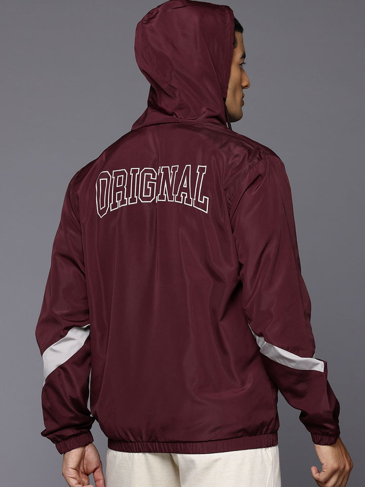HRX by Hrithik Roshan Printed Hooded Lifestyle Bomber Jacket