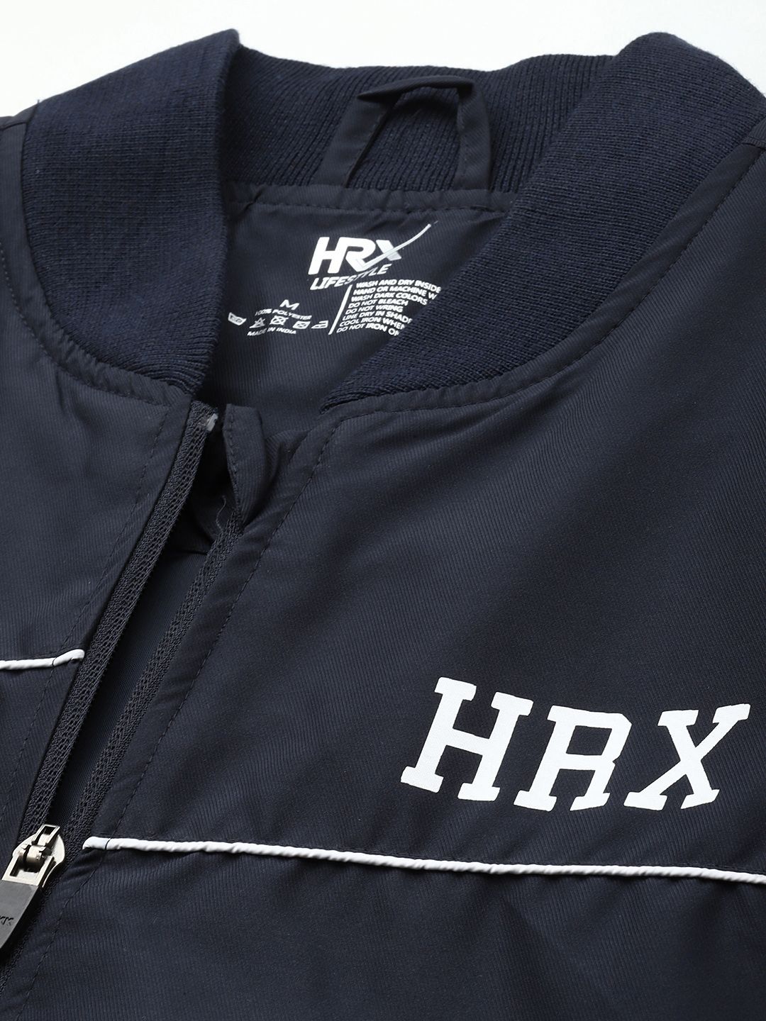 HRX by Hrithik Roshan Typography Printed Lifestyle Bomber Jacket