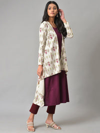 W Ethnic Motifs Printed Acrylic Kurta