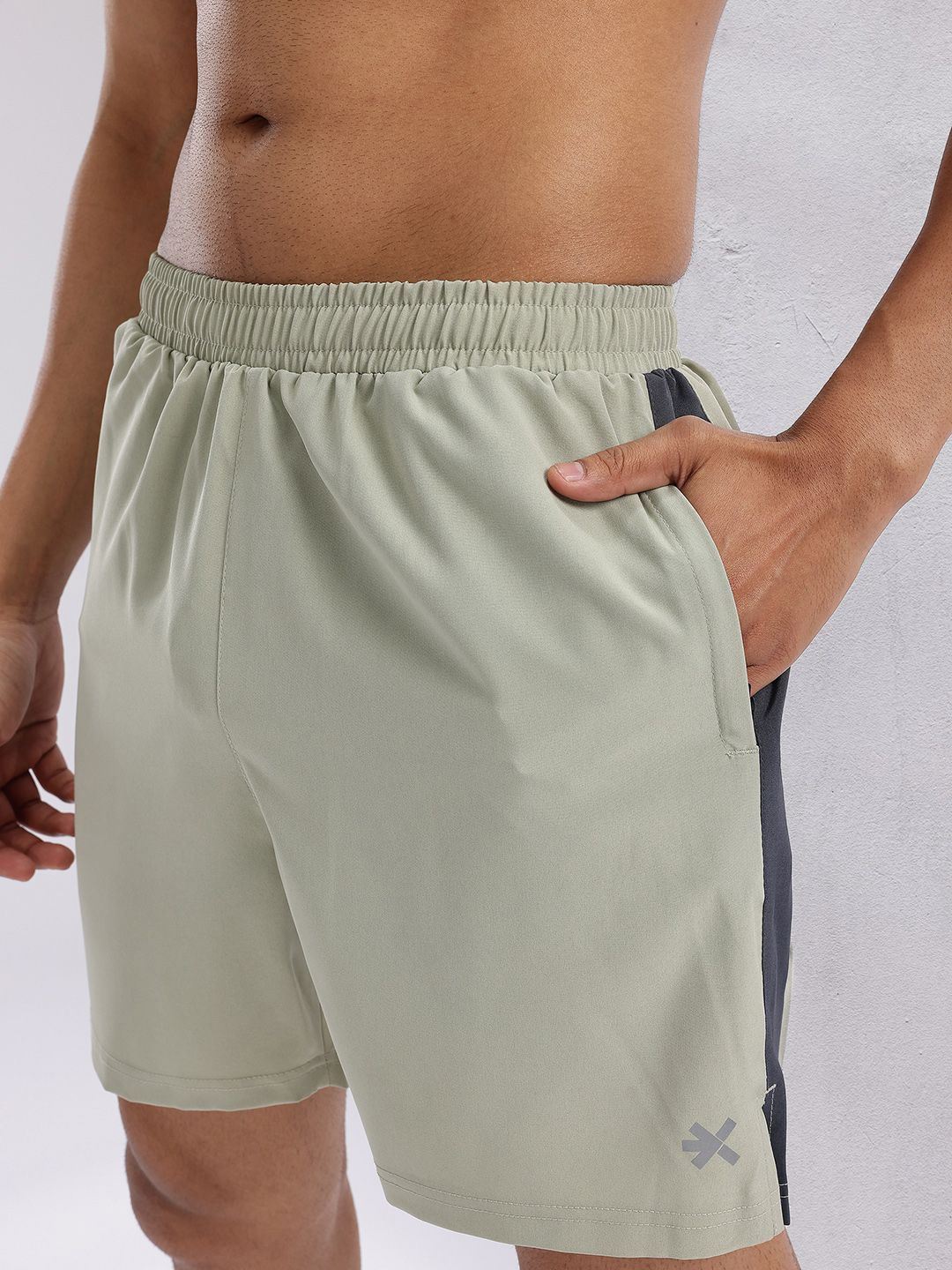 HRX by Hrithik Roshan Men Rapid-Dry Mid-Rise Running Shorts