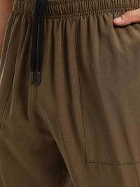 HRX by Hrithik Roshan Men Panelled Mid-Rise Rapid-Dry Training Cargos