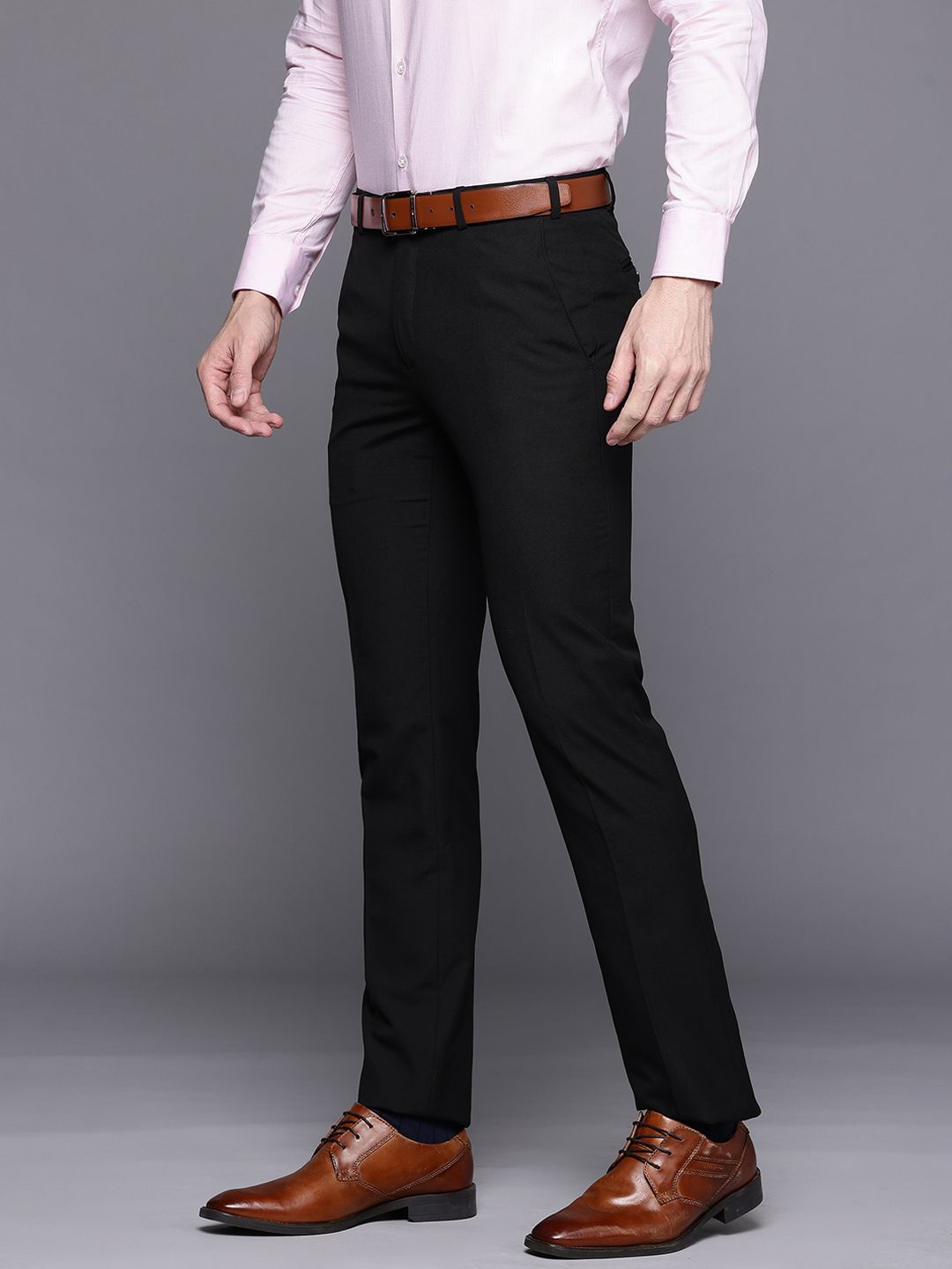 Raymond Men Slim Fit Formal Trousers