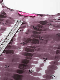 Varanga Abstract Dyed Zari Pure Cotton Kurta