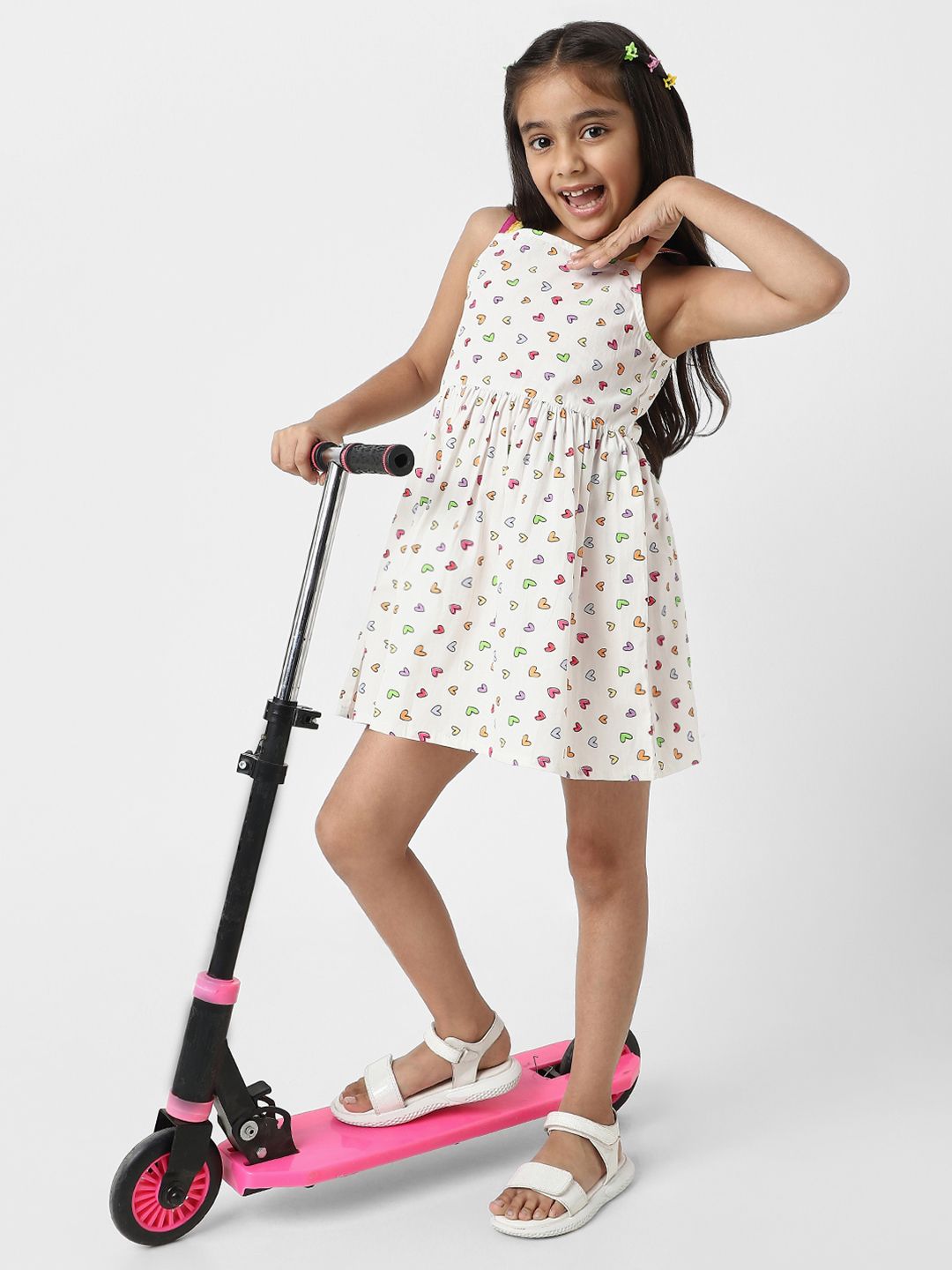 Nauti Nati Print Fit & Flare Dress
