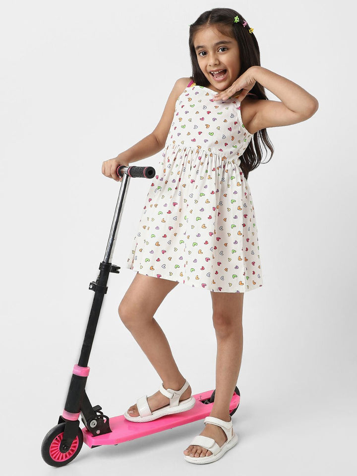 Nauti Nati Print Fit & Flare Dress