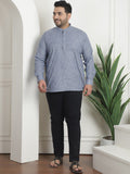 SOJANYA PLUS Geometric Embroidered Pure Cotton Kurta