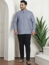 SOJANYA PLUS Geometric Embroidered Pure Cotton Kurta