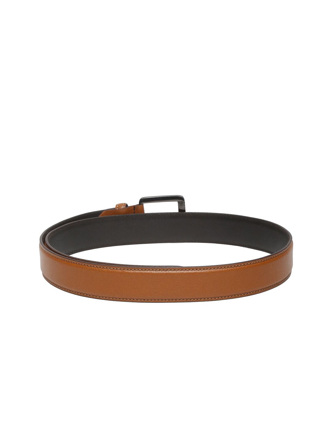 Teakwood Leathers Men Textured Leather Belt
