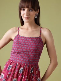 Anouk Floral Printed Pure Cotton Kurta