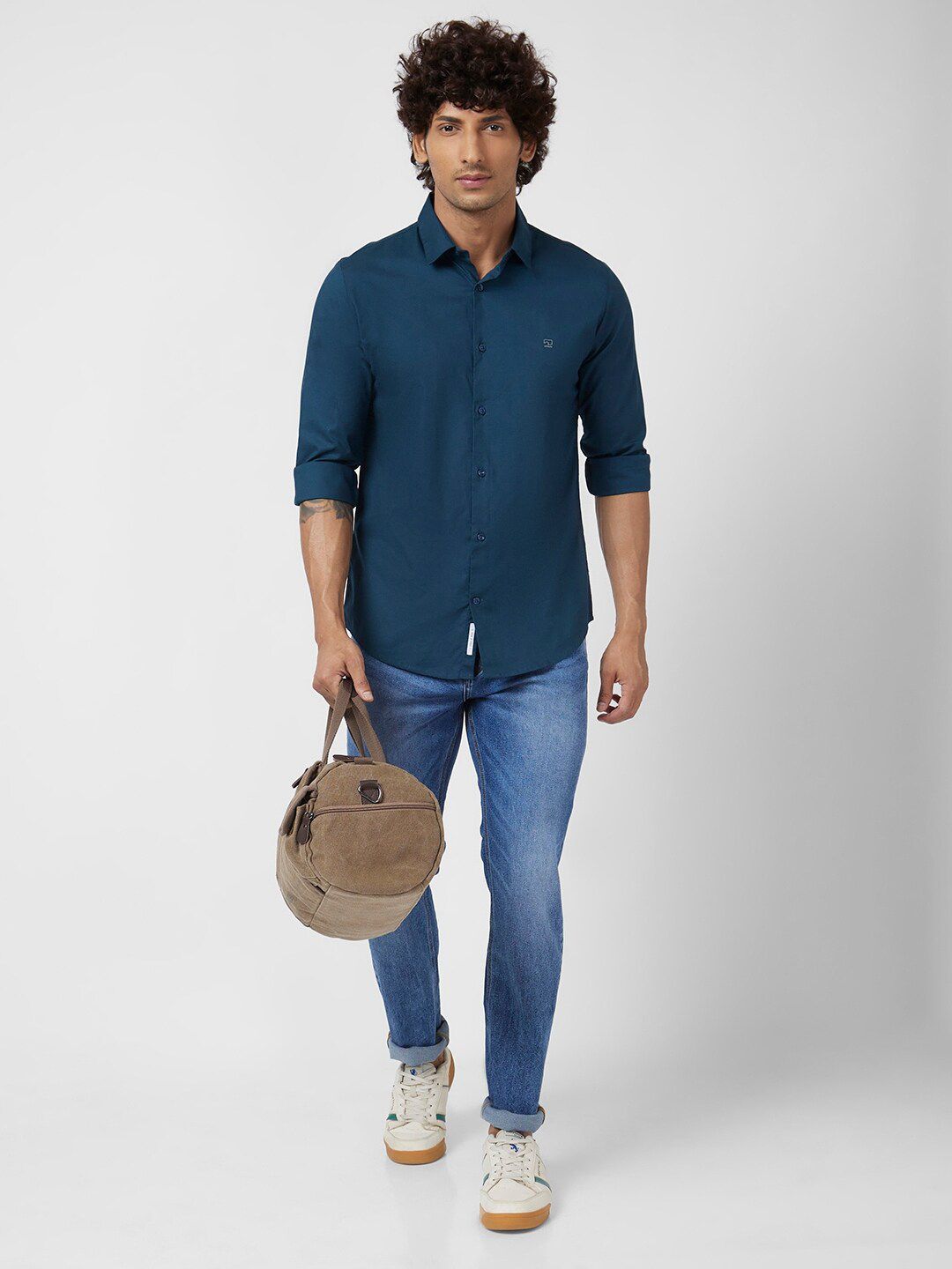 SPYKAR Regular Fit Classic Casual Shirt