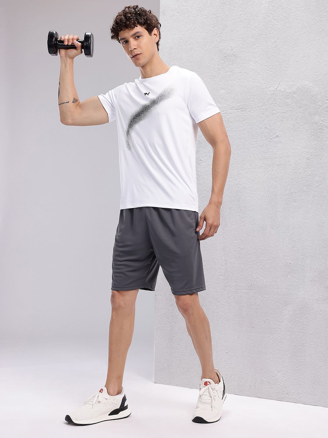 HRX by Hrithik Roshan Men Typography Print Training Shorts