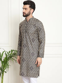 SOJANYA Ethnic Motifs Embroidered Pure Cotton Kurta