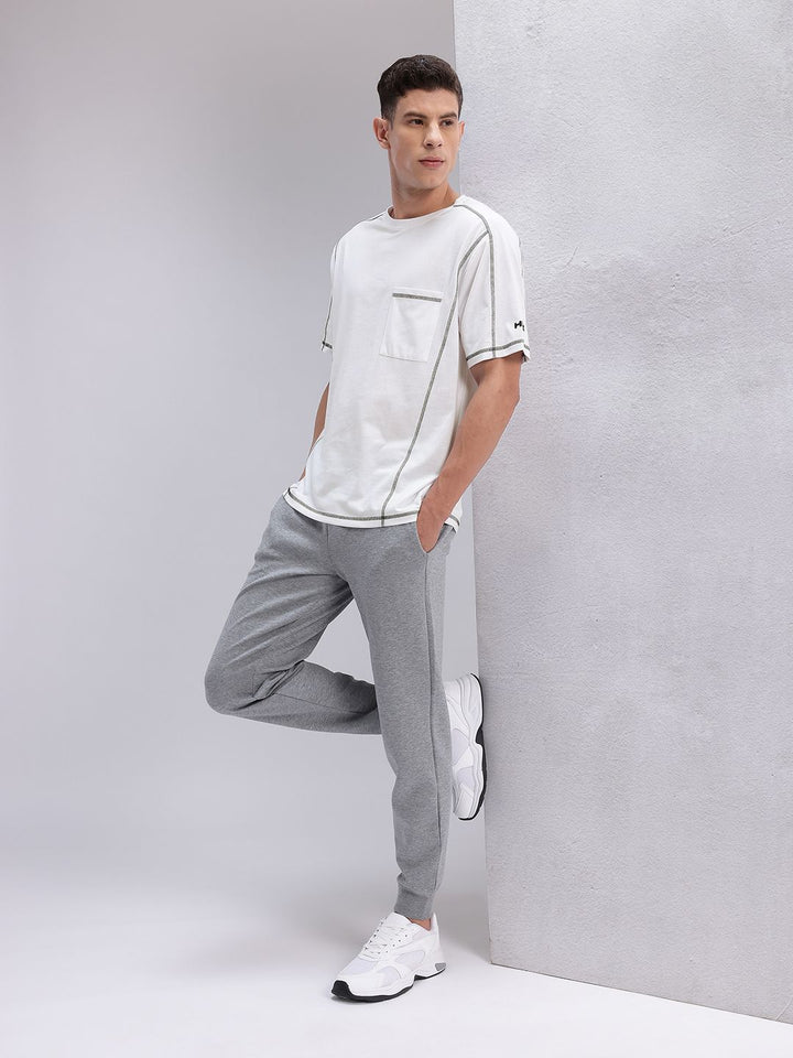 HRX by Hrithik Roshan Men Contrast Stitch T-shirt