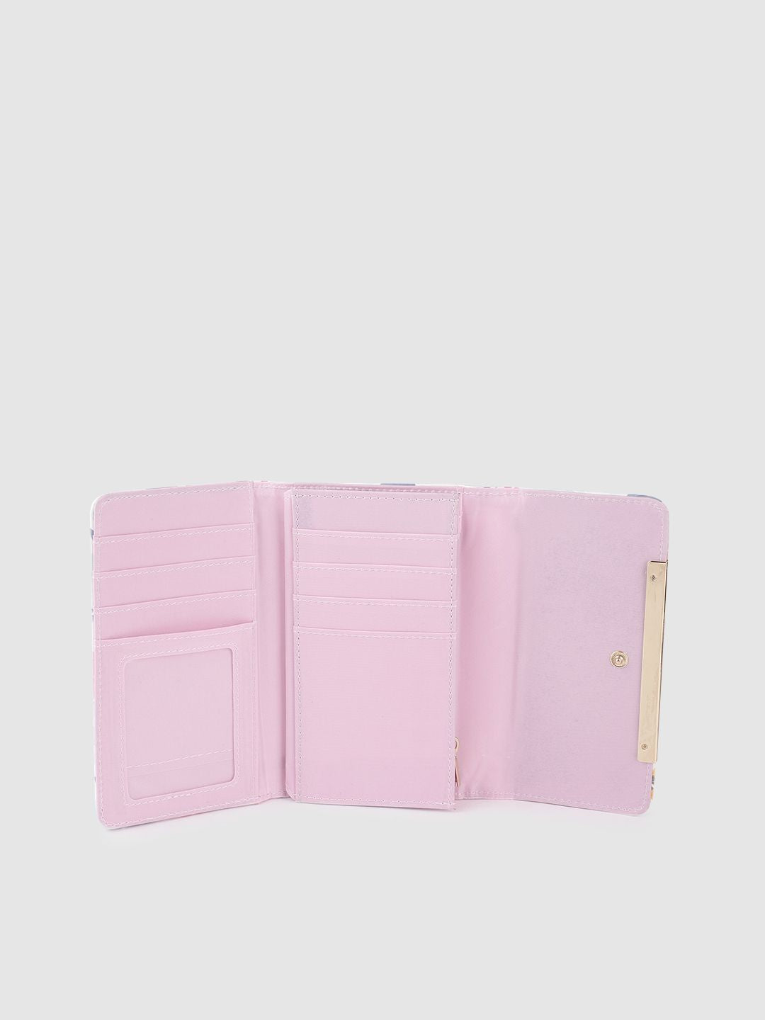 Lino Perros Women Floral Printed Three Fold Wallet