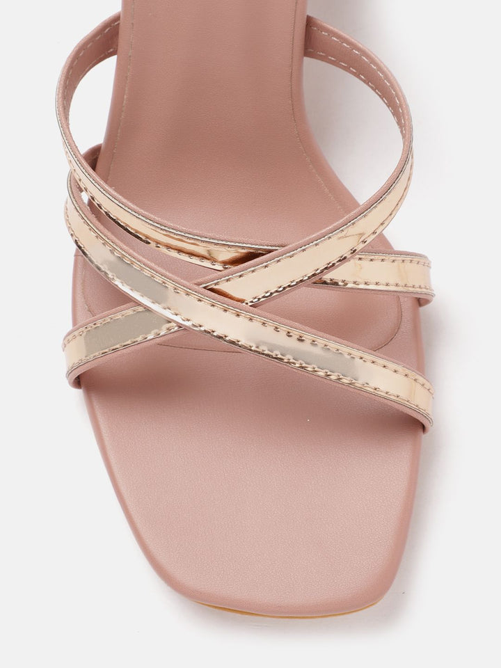 DressBerry Strappy Block Heels