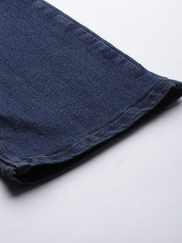 The Indian Garage Co Men Bootcut Light Fade Stretchable Jeans