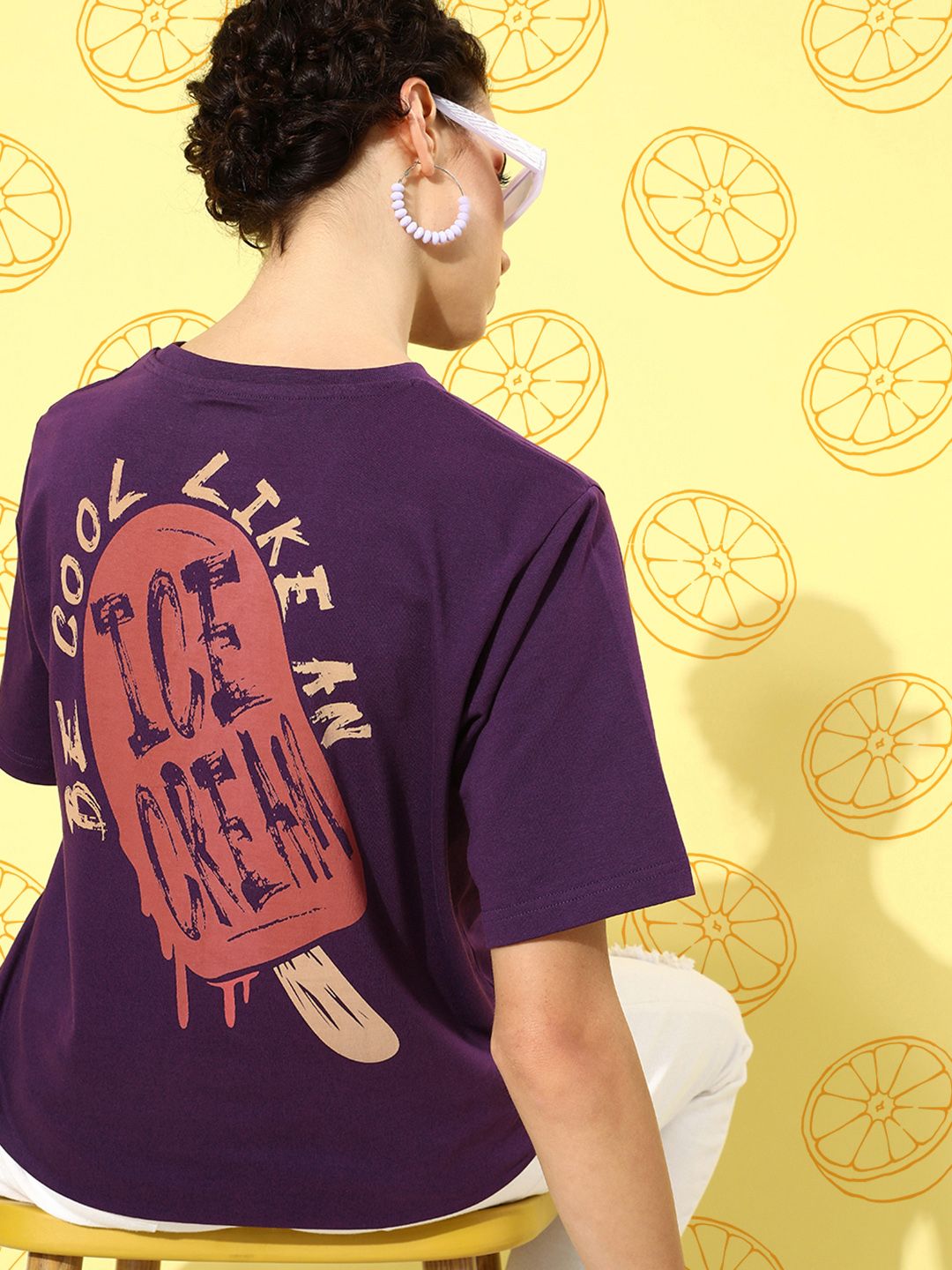 DILLINGER Pure Cotton Printed Oversized T-shirt
