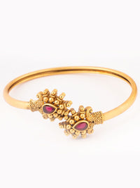 PANASH Wanita Loyang Bersalut Emas Gelang Gaya Bangle
