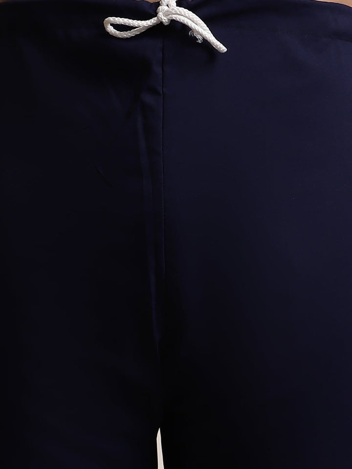 SOJANYA Thread Work Shirt Collar Pathani Pure Cotton Kurta with Pyjamas