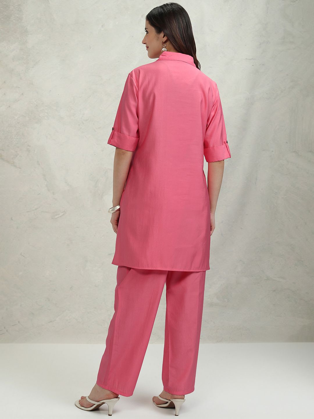 Vishudh Embrioder Tunic With Palazzo Co-Odrs