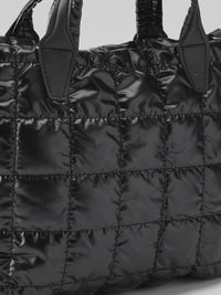DressBerry Structured Shoulder Bag with Quilted Detail